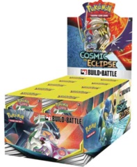 Pokemon Sun & Moon SM12 Cosmic Eclipse Prerelease Build & Battle Kit Display Box